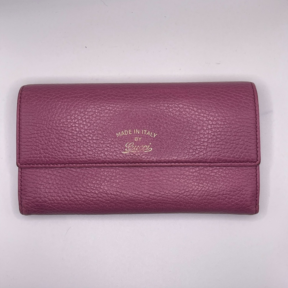 Gucci Long Swing Leather Wallet